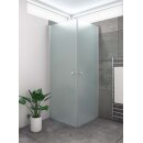 Dansani Match Drehtür Eckeinstieg (1/2), 97-99cm, klares Glas