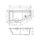Riho Geta Plug&Play 170x90cm, Raumsparbadewanne,...