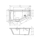 Riho Geta Plug&Play 160x90cm, Raumsparbadewanne,...