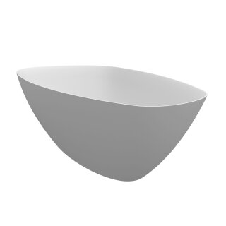 Riho Toledo 158x110cm, freistehende Badewanne aus Solid Surface