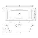 Riho Still Square Plug&Play 180x80cm, Eckbadewanne,...