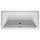 Riho Lugo Plug&Play 200x90cm, wandstehende Badewanne, glänzende Oberfläche, rechte Version