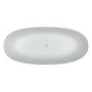 Riho Oval 160x72cm, freistehende Badewanne aus Solid Surface