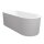 Riho Valor Back2Wall 180x80cm, Badewanne aus Solid Surface