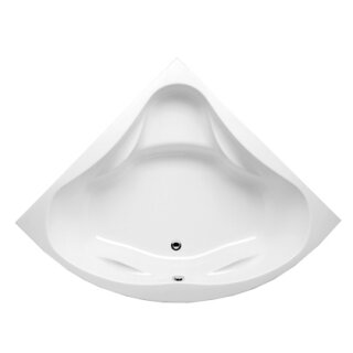 Riho Neo 140x140cm, Eckbadewanne, glänzende Oberfläche, ohne/mit Whirlpoolsystem