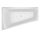 Riho Still Smart 170x110cm, Raumsparbadewanne mit Whirlpoolsystem Air, glänzende Oberfläche, rechte Version