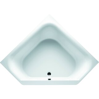Riho Austin 145x145cm, Eckbadewanne, glänzende Oberfläche, ohne/mit Whirlpoolsystem