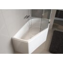 Riho Yukon 160x90cm, Raumsparbadewanne, glänzende...