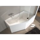 Riho Geta 160x90cm, Raumsparbadewanne, glänzende...