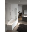 Riho Delta 160x80cm, Raumsparbadewanne, glänzende Oberfläche, linke Version, ohne/mit Whirlpoolsystem