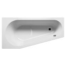 Riho Delta 150x80cm, Raumsparbadewanne, glänzende...