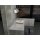 Riho Still Square 180x80cm, mit LED-Kopfstütze, rechteckige Badewanne, glänzende Oberfläche, ohne/mit Whirlpoolsystem