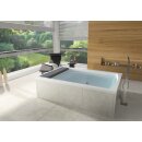 Riho Savona 190x130cm, rechteckige Badewanne, glänzende Oberfläche, ohne/mit Whirlpoolsystem