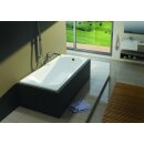 Riho Miami 170x70cm, rechteckige Badewanne, glänzende Oberfläche, ohne/mit Whirlpoolsystem