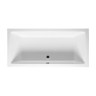 Riho Lugo 190x90cm, rechteckige Badewanne, glänzende Oberfläche, ohne/mit Whirlpoolsystem