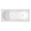 Riho Lazy 180x80cm, rechteckige Badewanne, glänzende...
