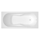 Riho Lazy 170x75cm, rechteckige Badewanne, glänzende...