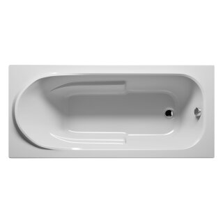 Riho Columbia 160x75cm, rechteckige Badewanne, glänzende Oberfläche, ohne/mit Whirlpoolsystem