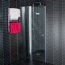 Euroshowers Twice, Drehfalttür mit Festteil