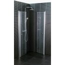 Euroshowers Twice corner, Eckeinstieg mit Drehfalttüren