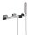 Tres Loft Colors, Thermostat Brausebatterie, Schwarz-chrom