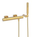 Tres Loft Colors, Thermostat Brausebatterie, 24k Gold matt