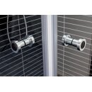 Euroshowers Duo,  Tür mit Festteil und Nebenteil