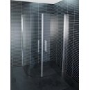 Euroshowers Free+Door, 1 gewölbte + 1 gerade...