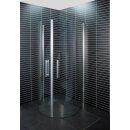 Euroshowers Free U-Kabine Halbkreis, Auch als Fensterlösung