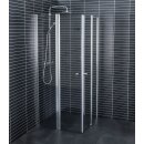 Euroshowers Duo Corner, Eckeinstieg mit Drehtüren