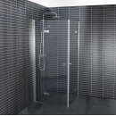 Euroshowers Twice Fix, Eckeinstieg 4-teilig mit...