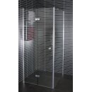 Euroshowers Twice Square, Drehfalttür mit Fixteil...