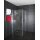 Euroshowers Twice Square, Drehfalttür mit Fixteil und Seitenwand