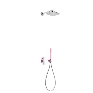 Tres Loft Colors, Unterputz Brauseset, Pink-chrom