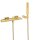 Tres Loft Colors, Einhebel Wannenmischer, 24k Gold