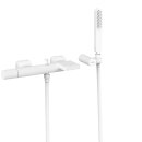 Tres Loft Colors, Einhebel Wannenmischer, weiss matt