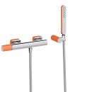 Tres Loft Colors, Einhebel Brausemischer, Orange-chrom