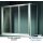 Doccia Seitenwand für Badewannenaufsatz Macay, bis 90cm, H:bis 158,2cm, silber glänzend, Glas klar