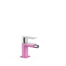 Tres Loft Colors, Einhebel Bidetmischer, Pink-chrom