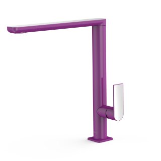 Tres Loft Colors, Einhebel Waschtischmischer, Violett-chrom