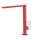 Tres Loft Colors, Einhebel Waschtischmischer, Rot-chrom