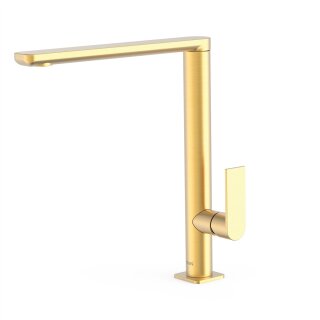 Tres Loft Colors, Einhebel Waschtischmischer, 24k Gold matt
