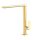 Tres Loft Colors, Einhebel Waschtischmischer, 24k Gold matt