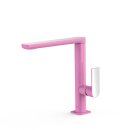 Tres Loft Colors, Einhebel Waschtischmischer, Pink-chrom