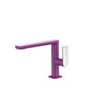 Tres Loft Colors, Einhebel Waschtischmischer, Violett-chrom