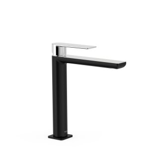 Tres Loft Colors, Einhebel Waschtischmischer, Schwarz-chrom