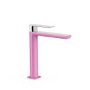 Tres Loft Colors, Einhebel Waschtischmischer, Pink-chrom