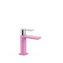 Tres Loft Colors, Einhebel Waschtischmischer, Pink-chrom