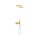 Tres Study Exclusive, Thermostatset Unterputz Brausebatterie Block System, gelb