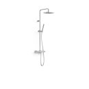 Tres Study Exclusive, Thermostat-Aufputz-Duschsystem, chrom